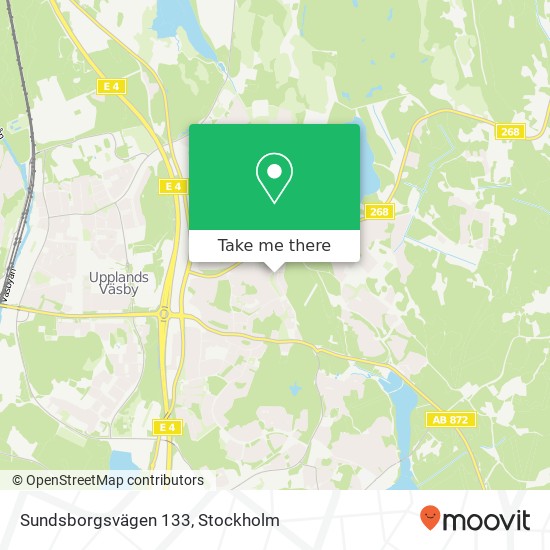Sundsborgsvägen 133 map