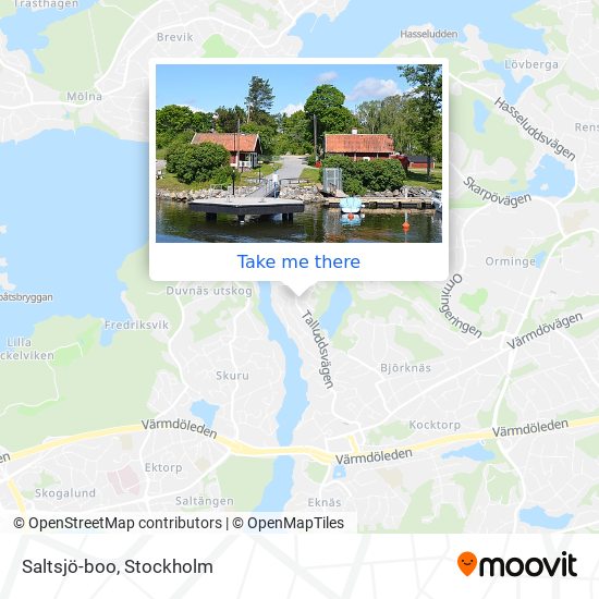 Saltsjö-boo map