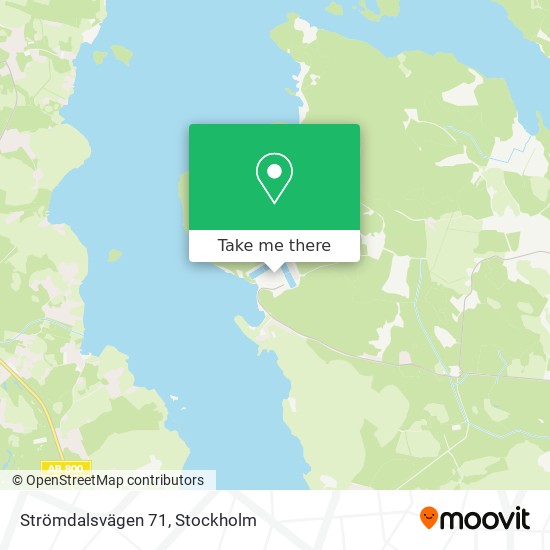 Strömdalsvägen 71 map