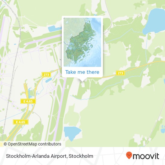Stockholm-Arlanda Airport map