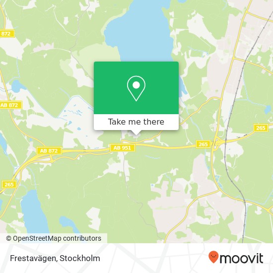 Frestavägen map