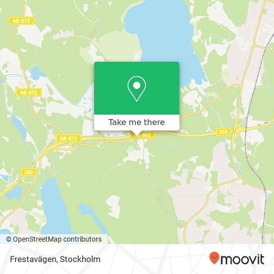 Frestavägen map