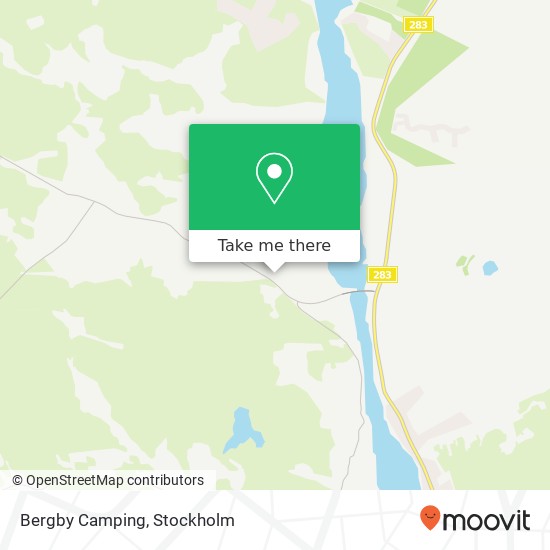 Bergby Camping map