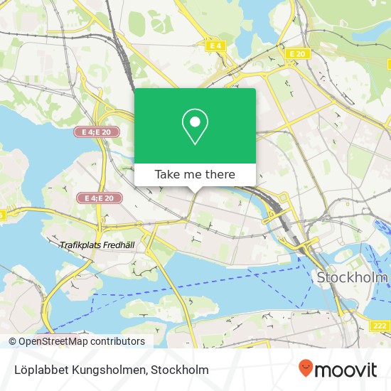 Löplabbet Kungsholmen map