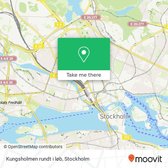 Kungsholmen rundt i løb map