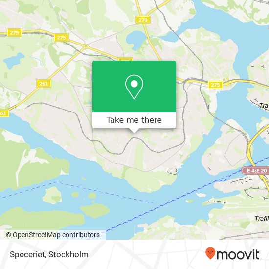 Speceriet map