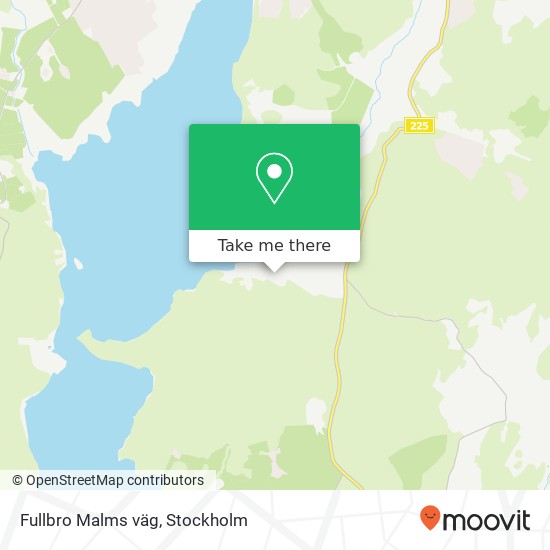 Fullbro Malms väg map