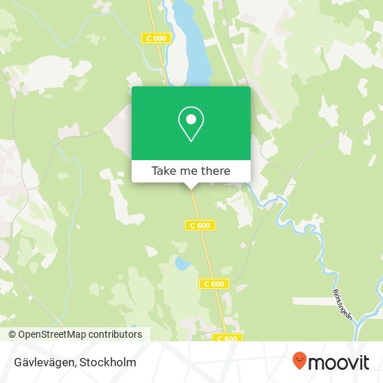 Gävlevägen map