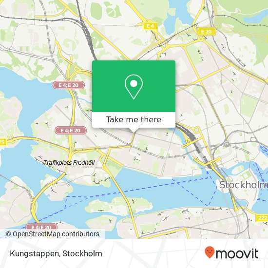 Kungstappen map