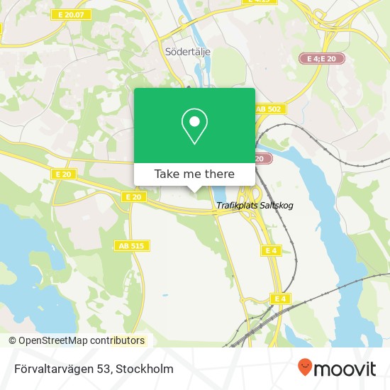 Förvaltarvägen 53 map