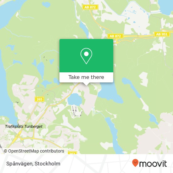 Spånvägen map