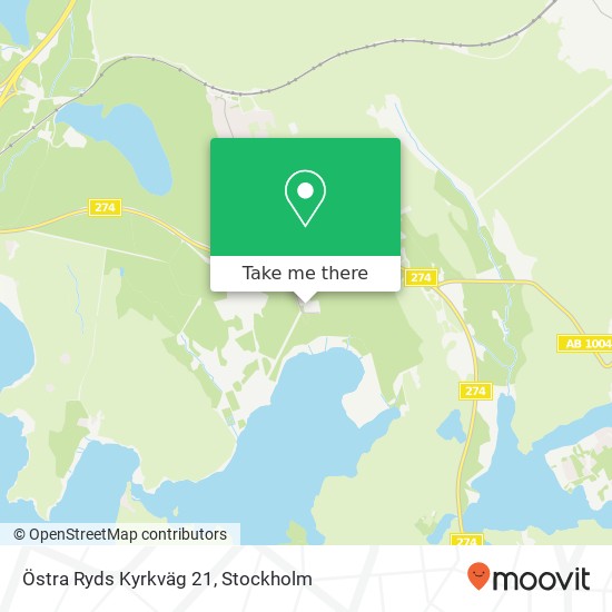 Östra Ryds Kyrkväg 21 map