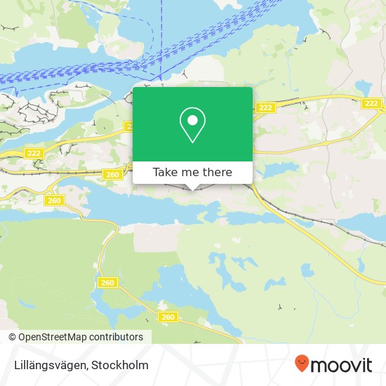 Lillängsvägen map