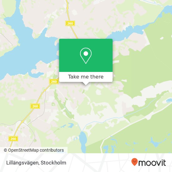 Lillängsvägen map