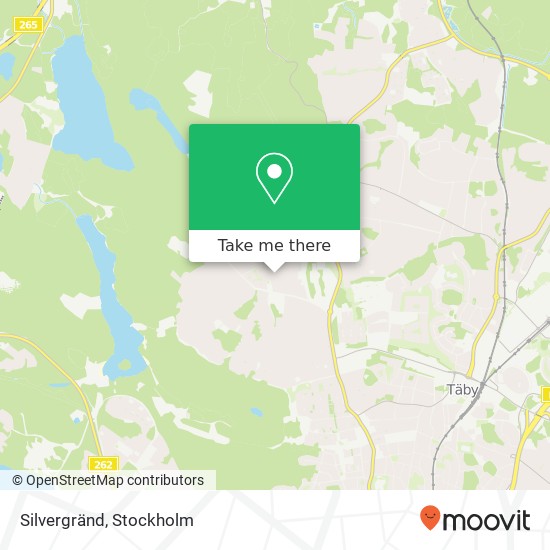 Silvergränd map