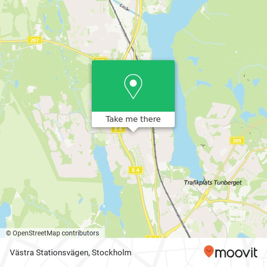 Västra Stationsvägen map