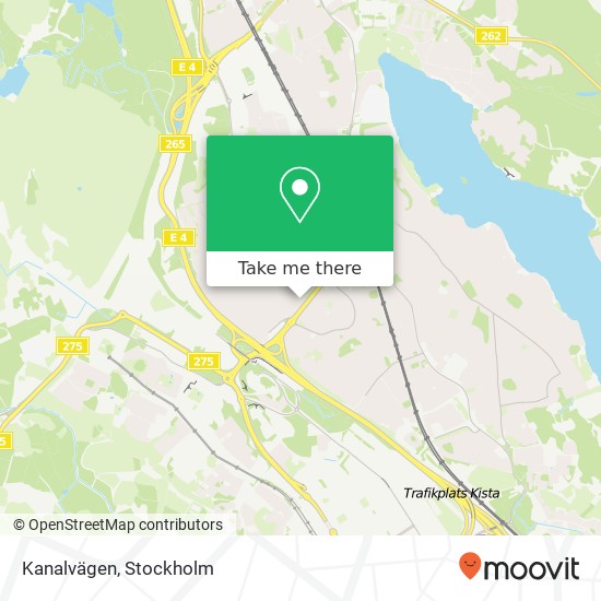 Kanalvägen map