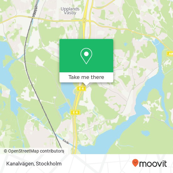 Kanalvägen map