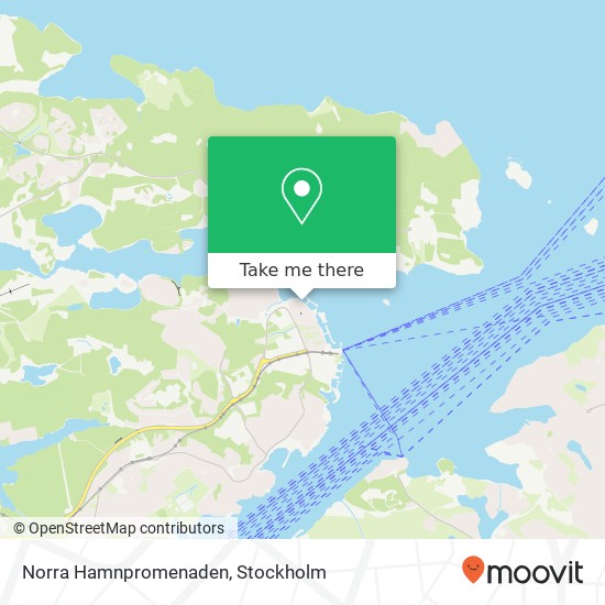 Norra Hamnpromenaden map