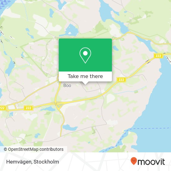 Hemvägen map