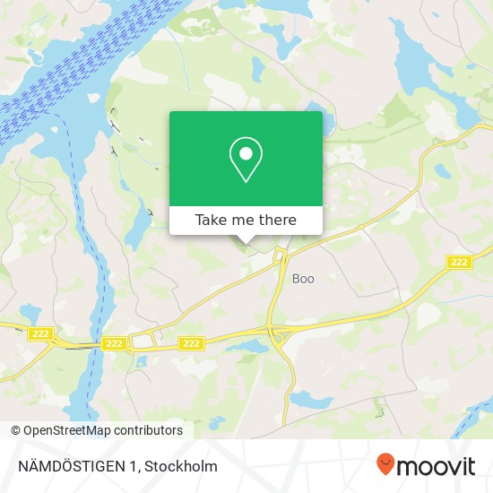 NÄMDÖSTIGEN 1 map