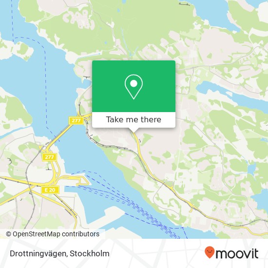 Drottningvägen map