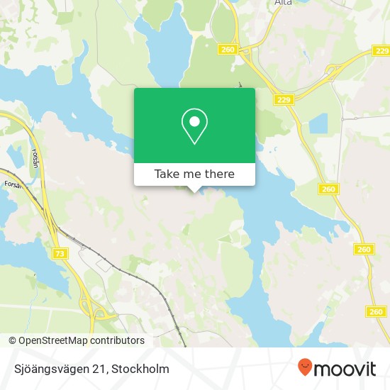 Sjöängsvägen 21 map