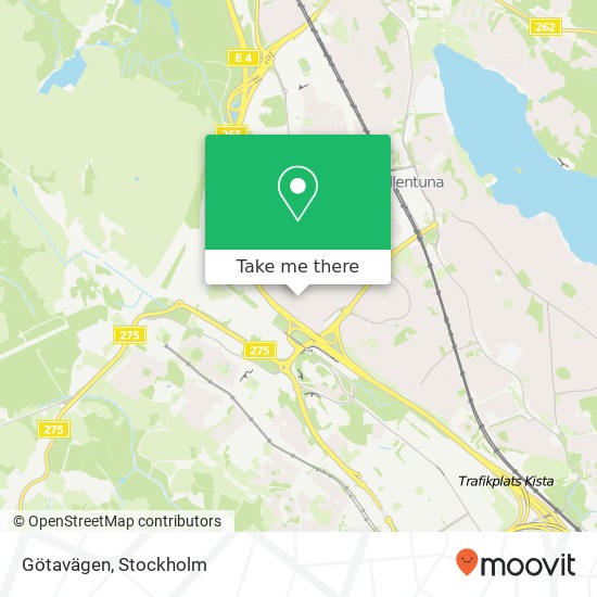 Götavägen map