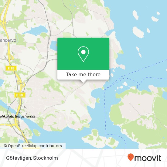 Götavägen map