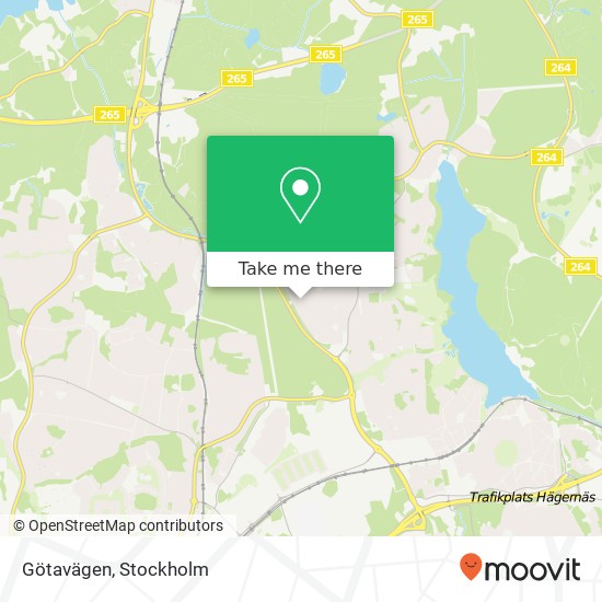 Götavägen map