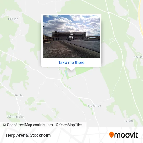 Tierp Arena map