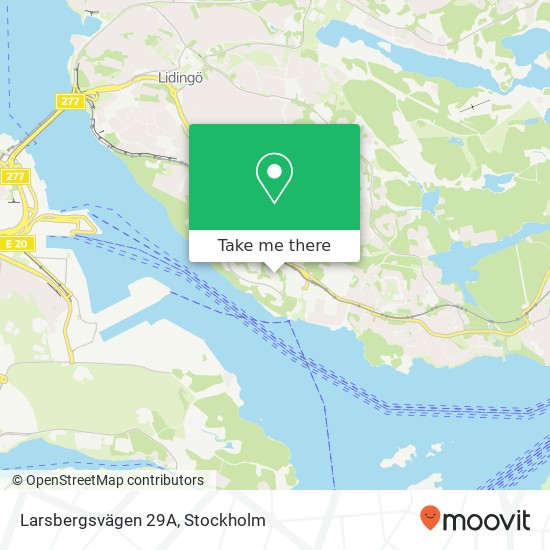 Larsbergsvägen 29A map