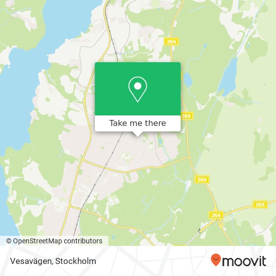 Vesavägen map