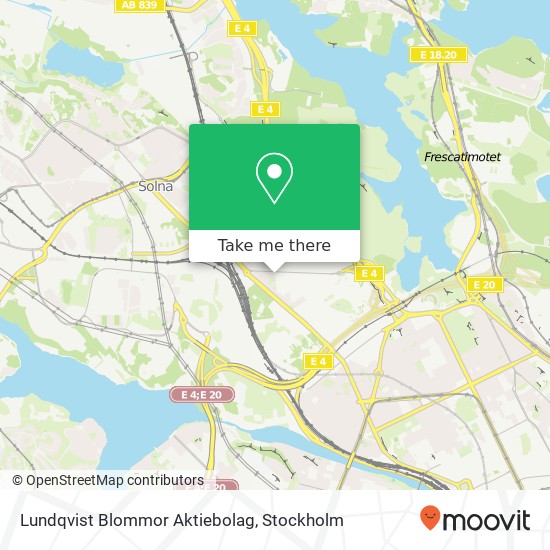 Lundqvist Blommor Aktiebolag map