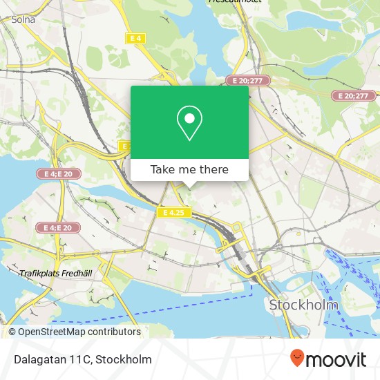 Dalagatan 11C map