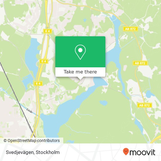 Svedjevägen map