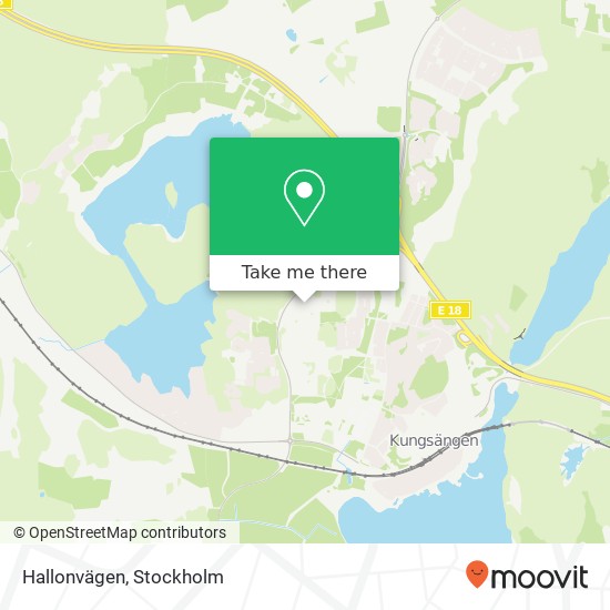 Hallonvägen map