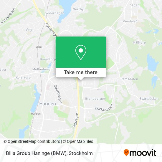 Bilia Group Haninge (BMW) map