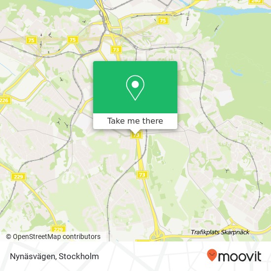 Nynäsvägen map