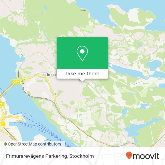 Frimurarevägens Parkering map