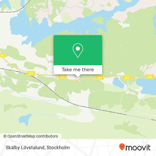 Skälby Lövstalund map