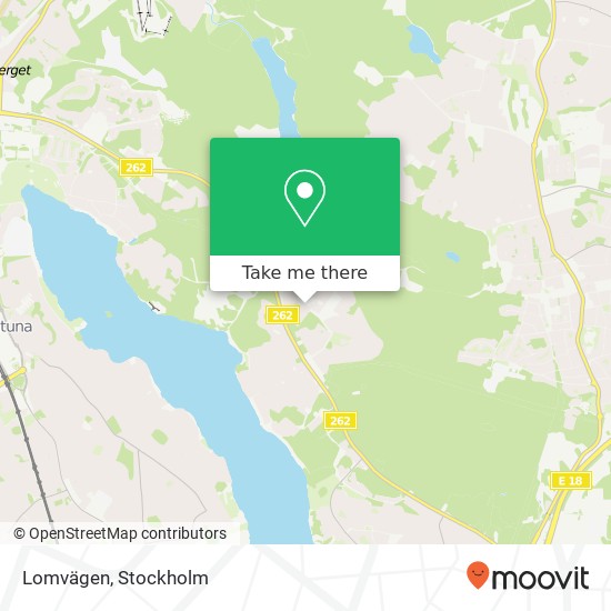 Lomvägen map