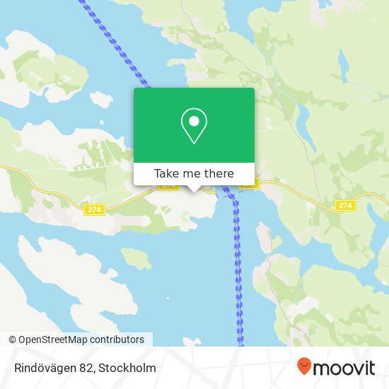 Rindövägen 82 map