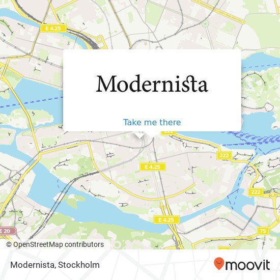 Modernista map