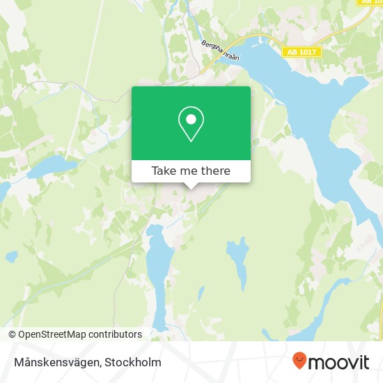 Månskensvägen map