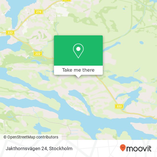 Jakthornsvägen 24 map