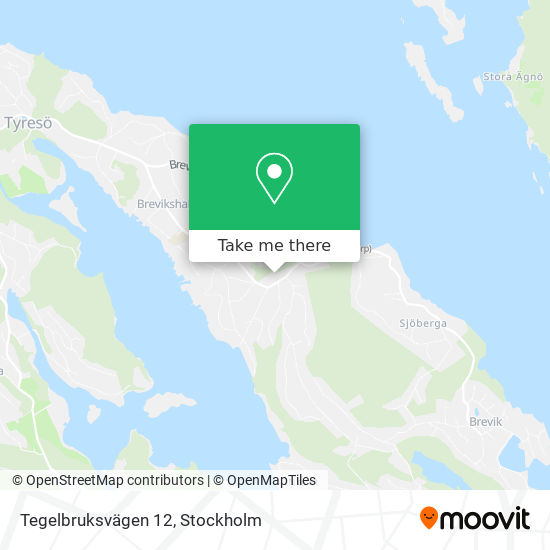 Tegelbruksvägen 12 map