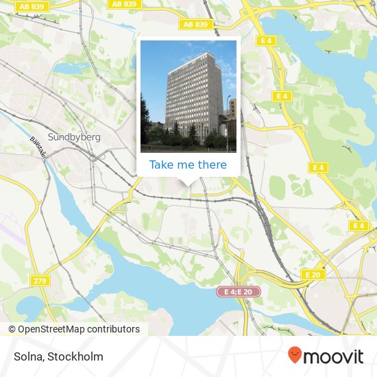 Solna map