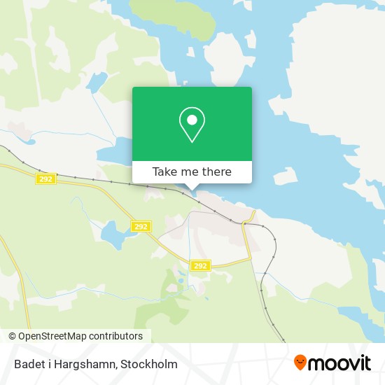 Badet i Hargshamn map