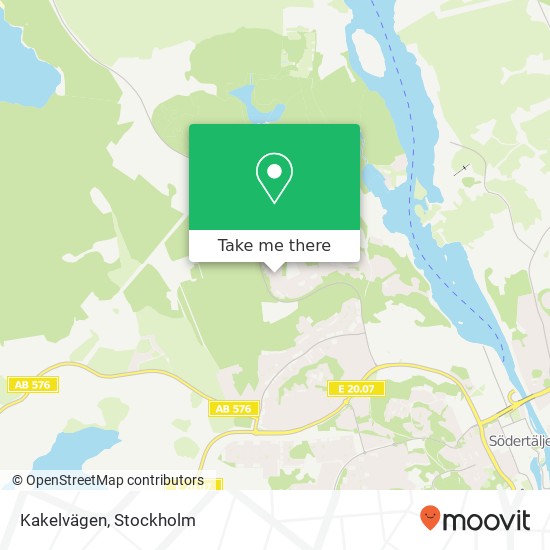 Kakelvägen map